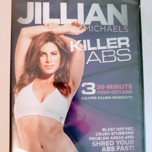 Jillian Michaels Killer Abs DVD New Sealed Three 30 Minute Workouts New DVD - Picture 1 of 3